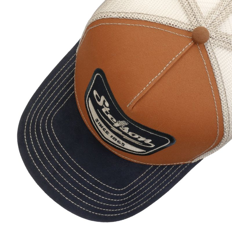 Trucker Cap Spark Plug Navy/Rust - Stetson