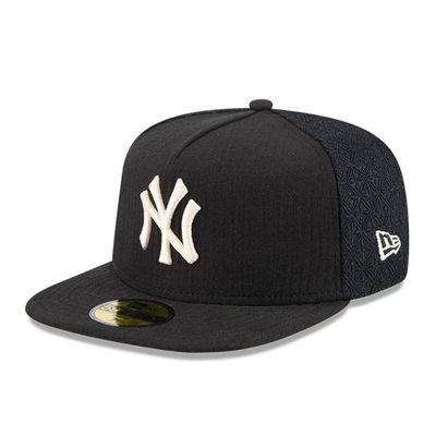 New York Yankees MLB Black 59FIFTY A-Frame Fitted Cap - New Era