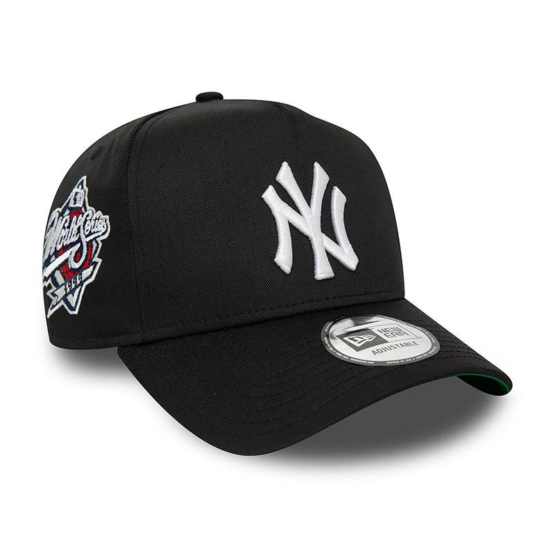 New York Yankees World Series Patch Black 9FORTY E-Frame Adjustable Cap -  New Era