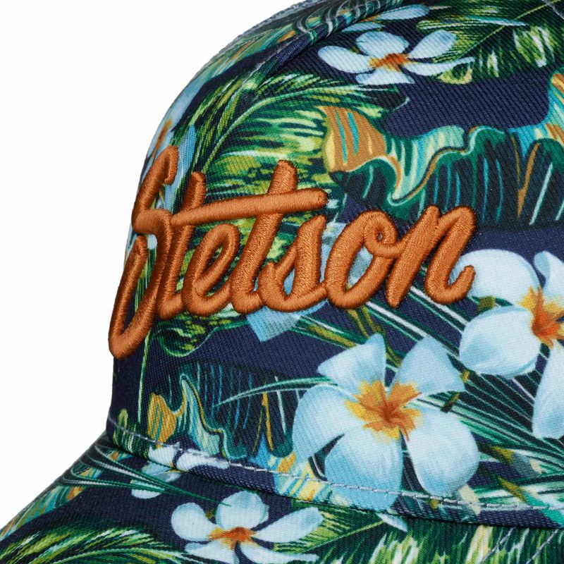 Stetson Trucker Cap Hawaii Flower