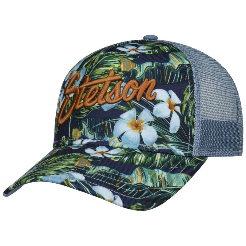 Stetson Trucker Cap Hawaii Flower