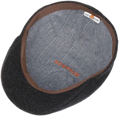 Texas Wool/Cashmere Anthracite Gatsby Cap - Stetson