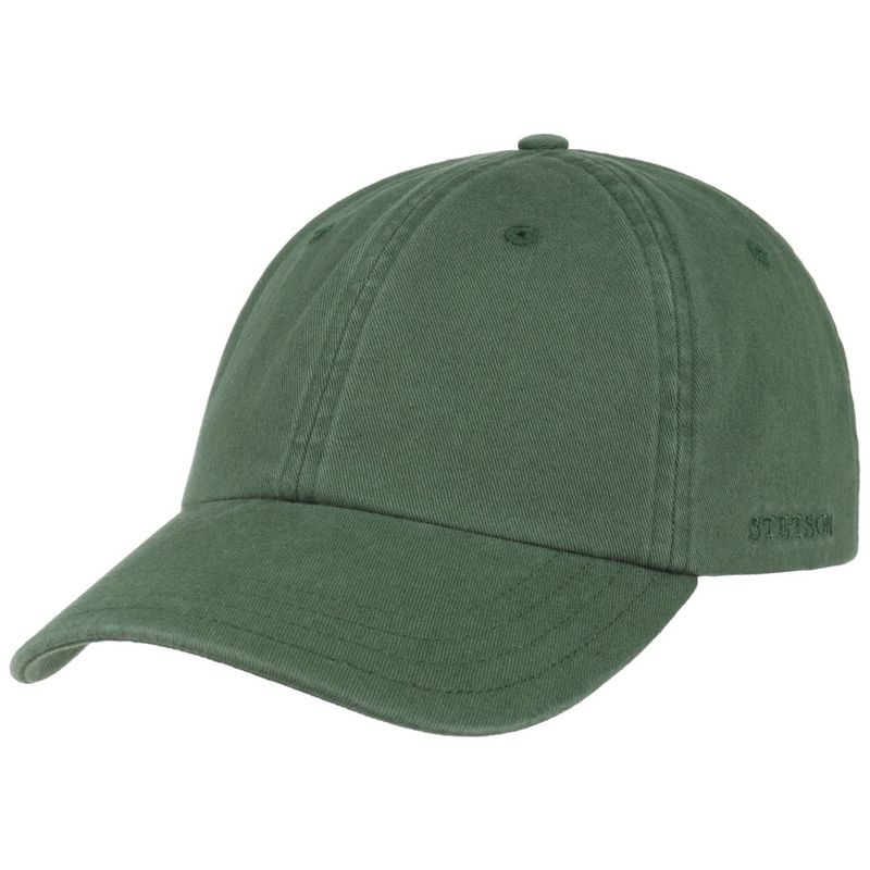 Rector Baseball Cap Cotton Green - Stetson