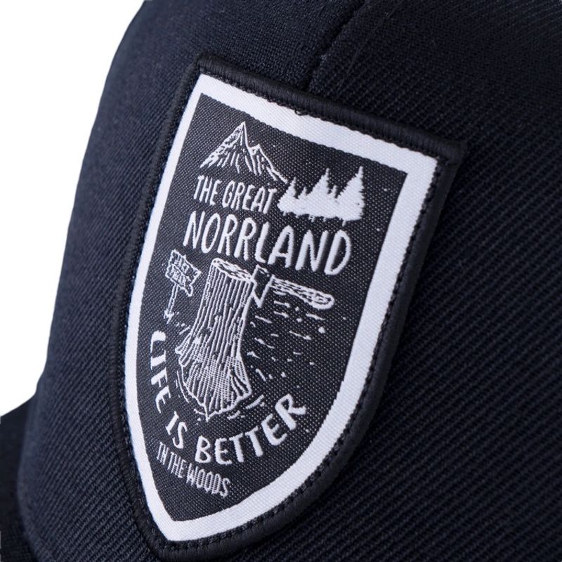 STOCK Life Better in The Woods Norrland Black/White - SQRTN