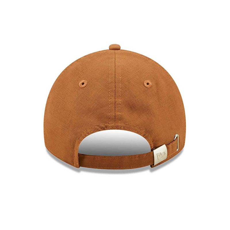New Era Linen Brown 9TWENTY Adjustable Cap