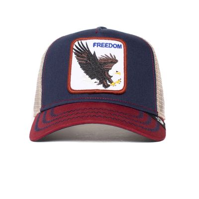 Freedom Eagle Indigo Trucker Animal Farm - Goorin Bros