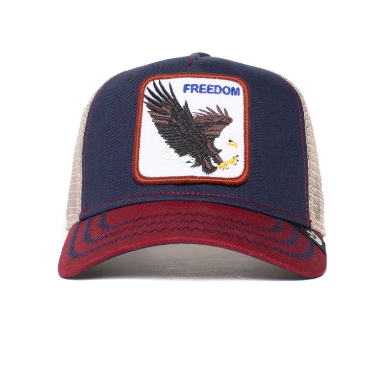 Freedom Eagle Indigo Trucker Animal Farm - Goorin Bros
