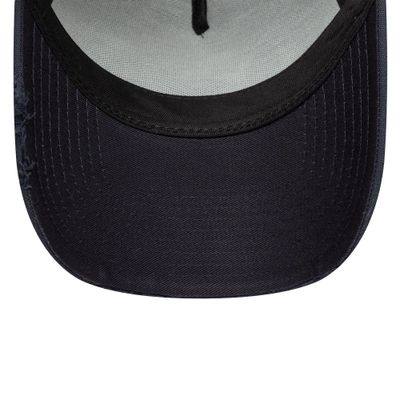 New Era Oval Canvas Distress Trucker Navy