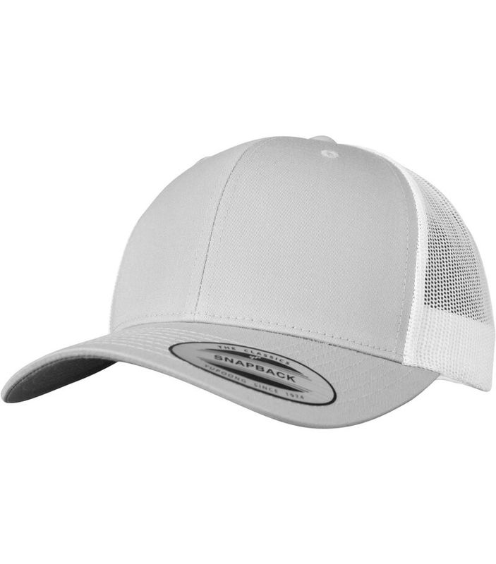 Retro Trucker 2-Tone Silver/White - Yupoong