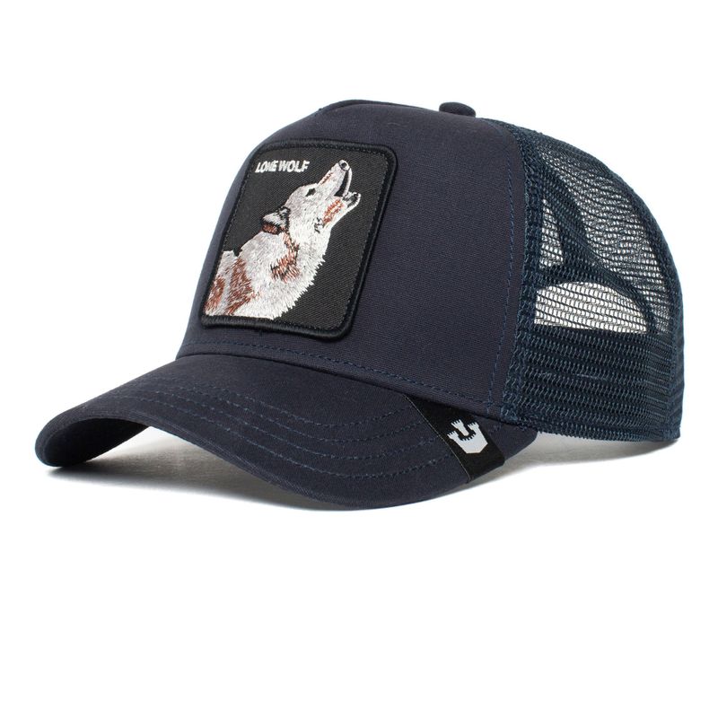 Lone Wolf Navy Trucker Animal Farm - Goorin Bros