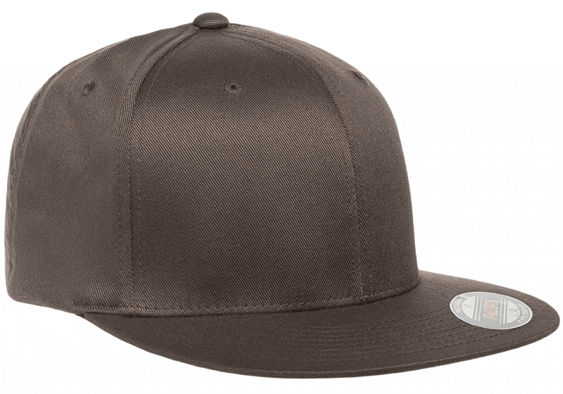 Flexfit keps Flat Brim Fitted Dark Grey 6277FV - Flexfit