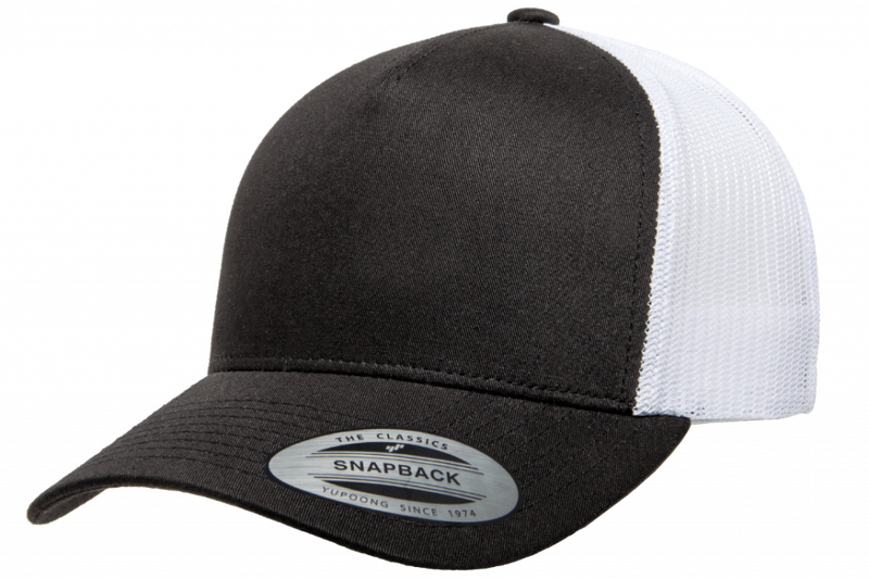 Trucker Flexfit Black/White 6506 från Flexfit/Yupoong i lager