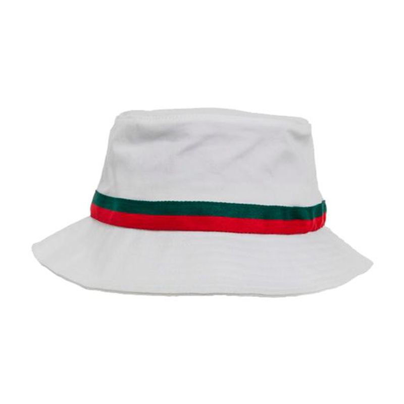 Flexfit Bucket White Stripe 5003 från Yupoong finns i lager