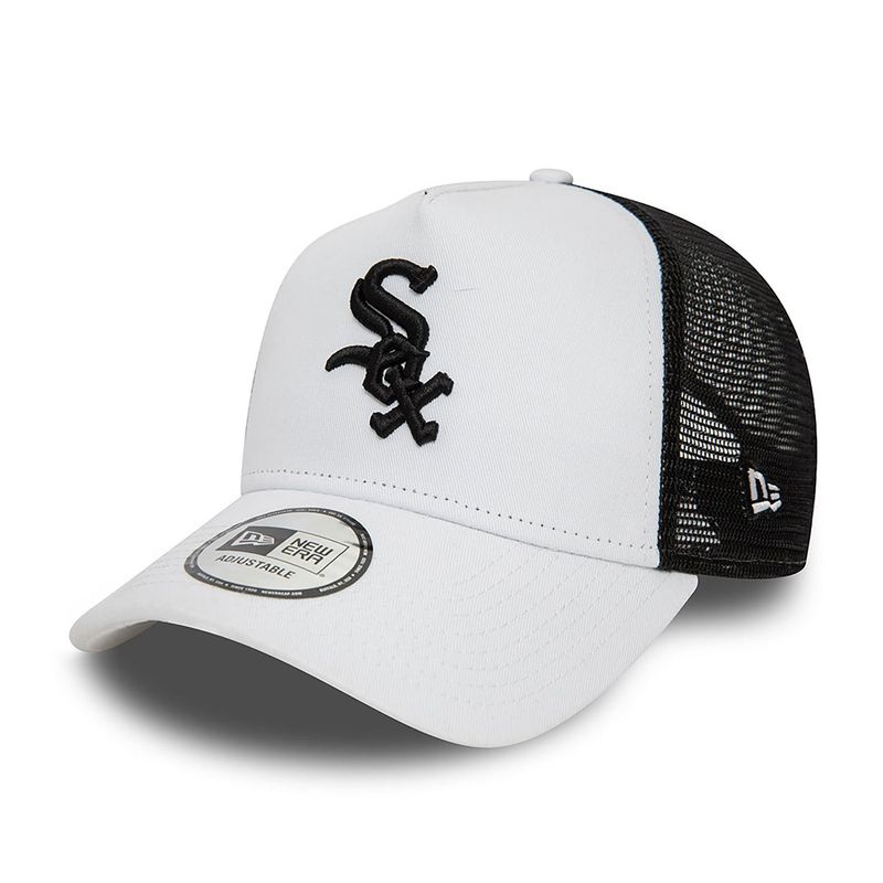 Chicago White Sox League Essential White Trucker Cap - New Era