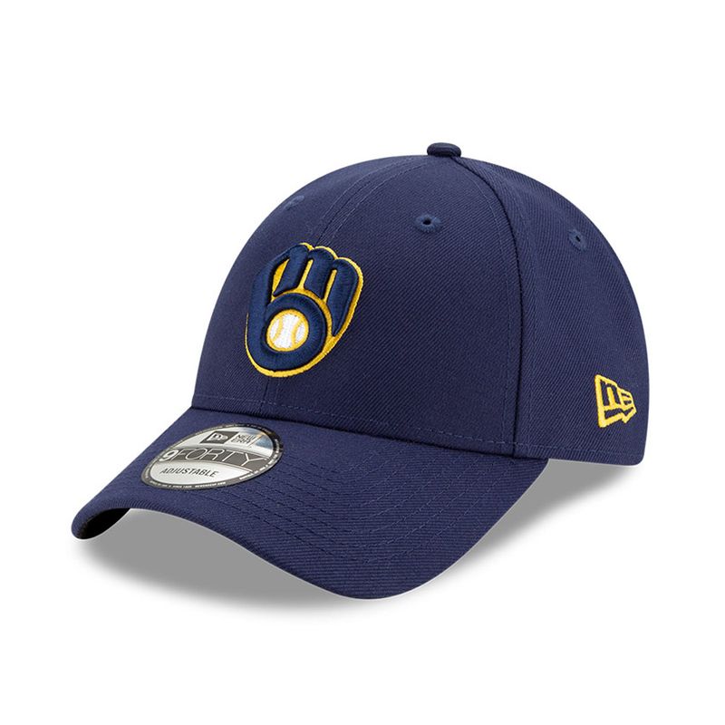 9forty Milwaukee Brewers The League Navy - New Era