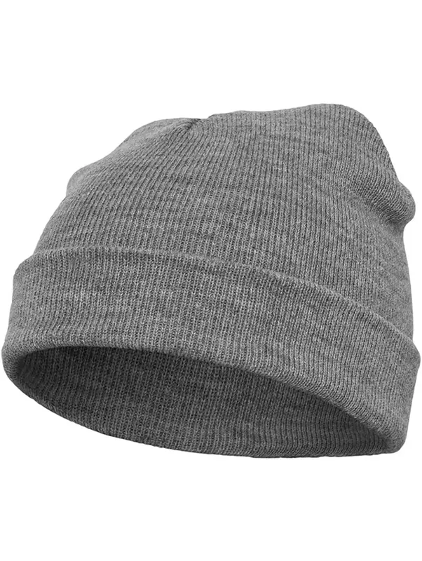 Yupoong Heavyweight Beanie Short Grey