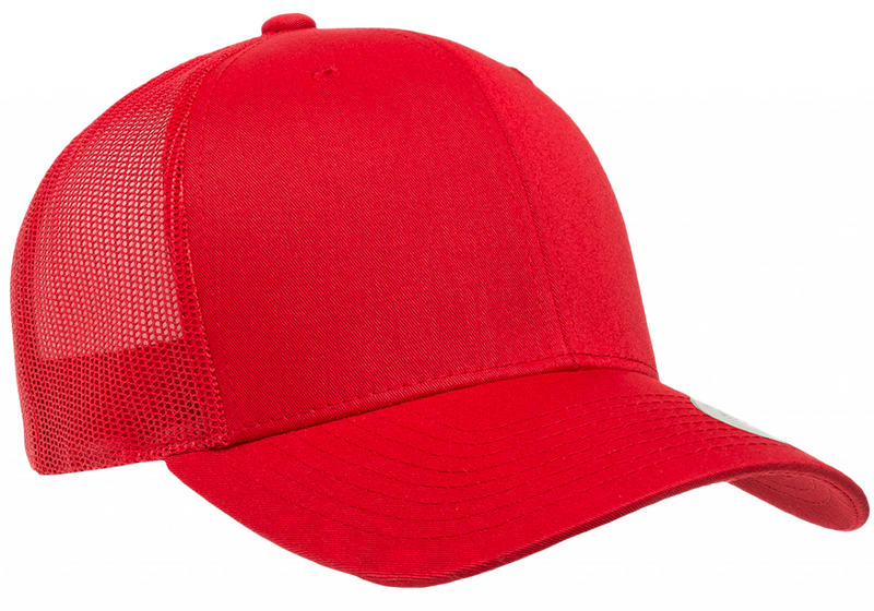 Flexfit/Yupoong Trucker Red 6606 i lager