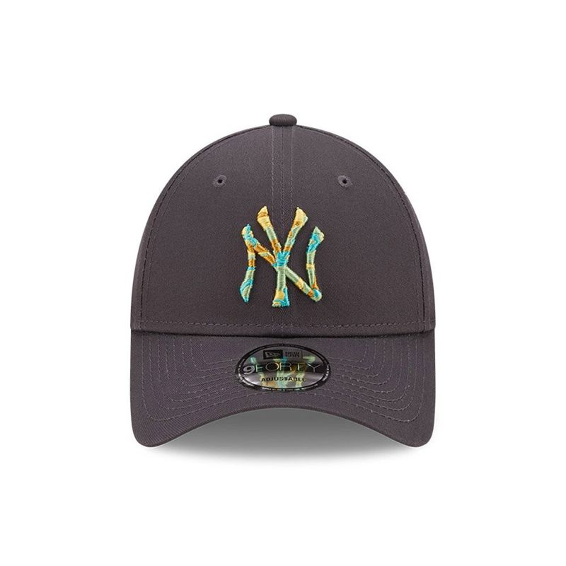 9forty New York Yankees Logo infill Grey - New Era