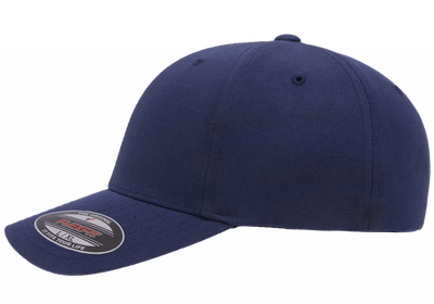 Baseball Premium Wool Flexfit Keps Navy 6477 - Flexfit