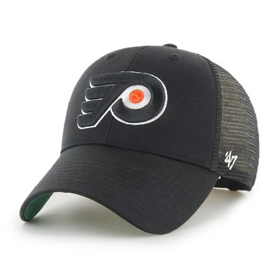 NHL Philadelphia Flyers Black Branson Mesh Trucker   - '47 Brand