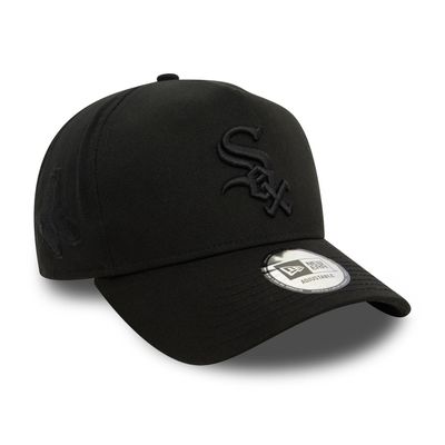 Chicago White Sox Monochrome Black 9FORTY E-Frame Adjustable Cap - New Era