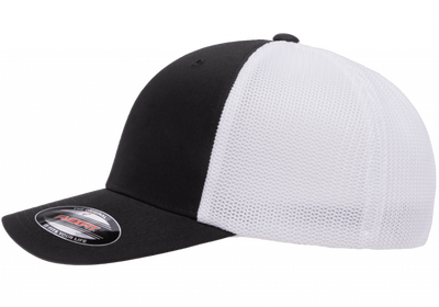 Flexfit Truckerkeps Recycled Mesh Black/White - Flexfit