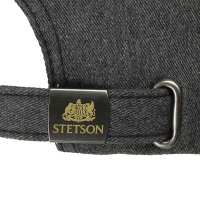 Stetson Baseball Cap Cotton Melange Dark Grey
