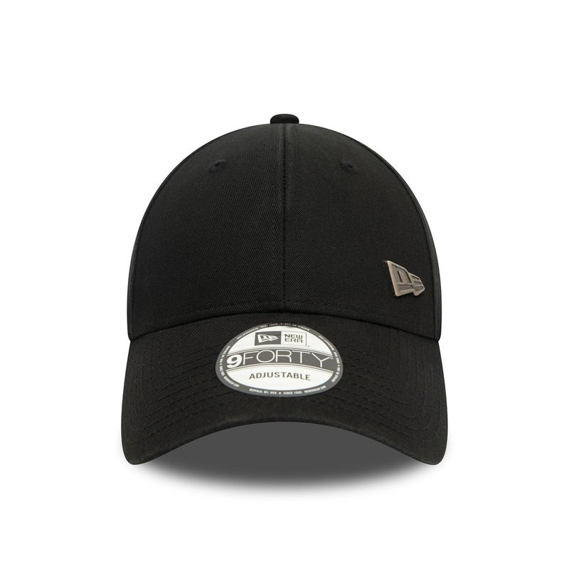 New Era Pin Black 9FORTY Adjustable Cap - New Era