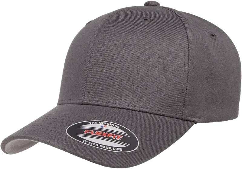 Baseball Premium Wool Blend Flexfit Keps Grey 6477 - Flexfit