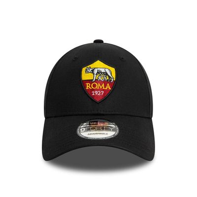 AS Roma Core Black 9forty adjustable Cap - New Era