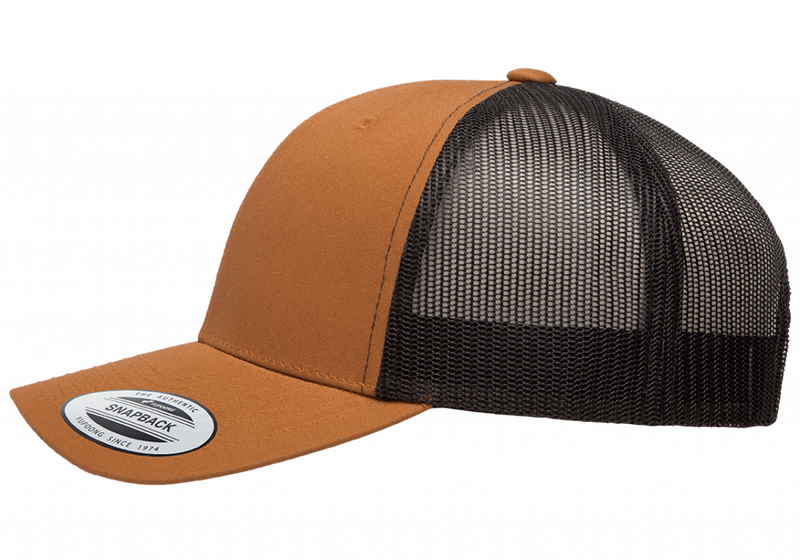 Trucker Retro Caramel/Black 6606 - Yupoong