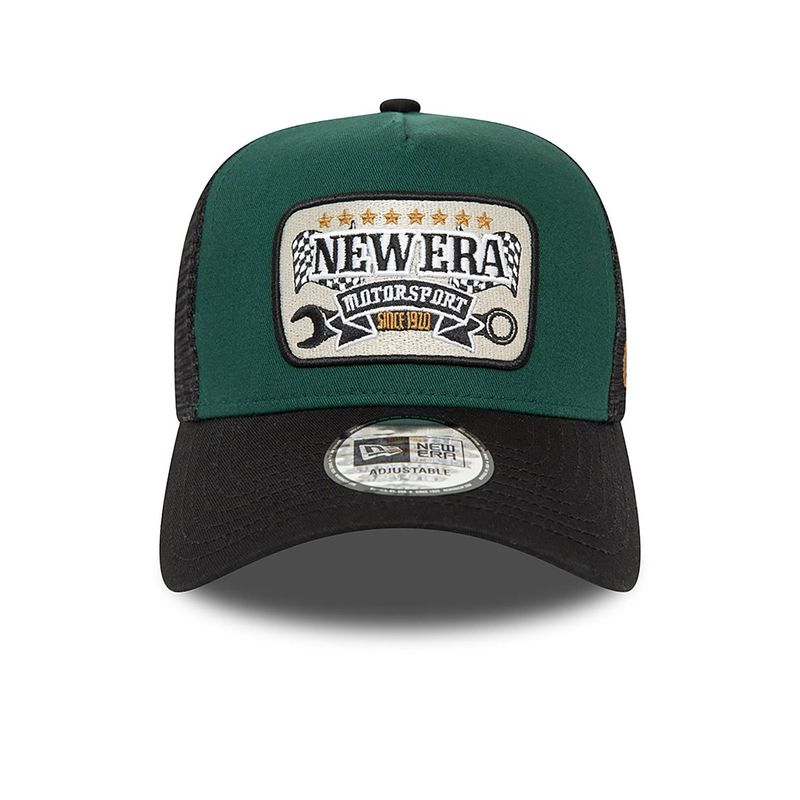 New Era Patch Green E-Frame Trucker Cap