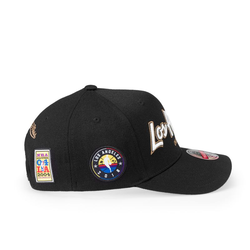 Allstar Script Patch - Los Angeles Lakers Black - Mitchell & Ness