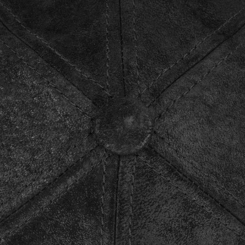 Stetson 6-Panel Cap Pigskin Black