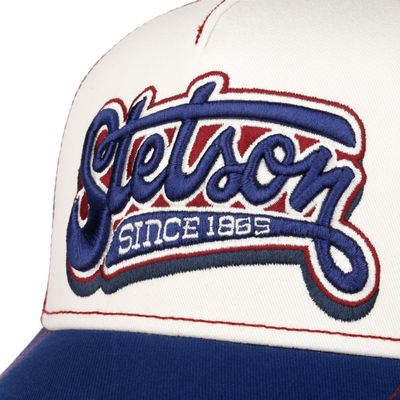 Stetson Lettering Trucker Navy Wine
