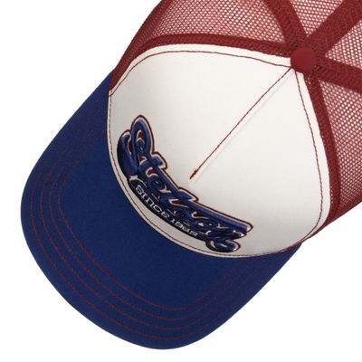 Stetson Lettering Trucker Navy Wine