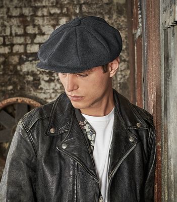 Melton Wool Baker Boy Cap - Beechfiled