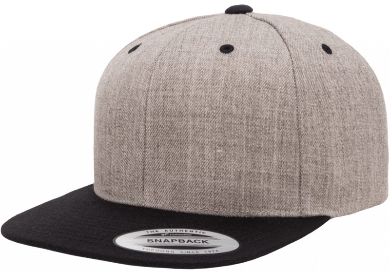 Snapback Keps 2-Tone Grey/Black 6089 - Fri frakt