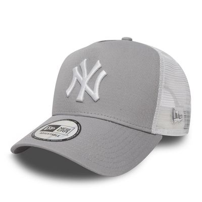 New York Yankees Clean Grey A-Frame Trucker - New Era