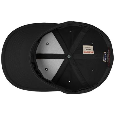 Flexfit keps Flat Brim Fitted Black 6277FV - Flexfit