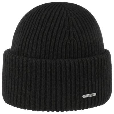Classic Uni Wool Beanie Hat Black - Stetson