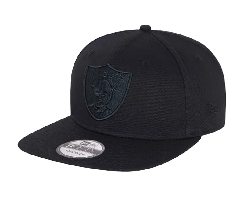 Las Vegas Raiders NFL Black on Black 9FIFTY Snapback - New Era