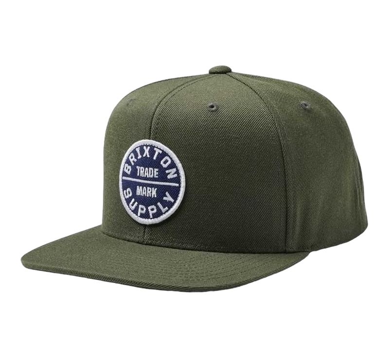 OATH III SNAPBACK - Moss/Washed Navy - Brixton