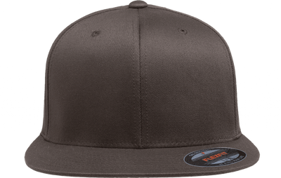 Flexfit keps Flat Brim Fitted Dark Grey 6277FV - Flexfit