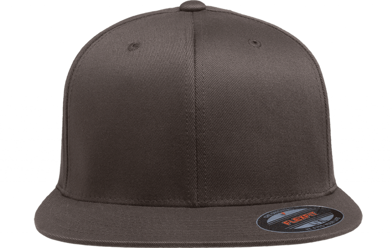 Flexfit keps Flat Brim Fitted Dark Grey 6277FV - Flexfit