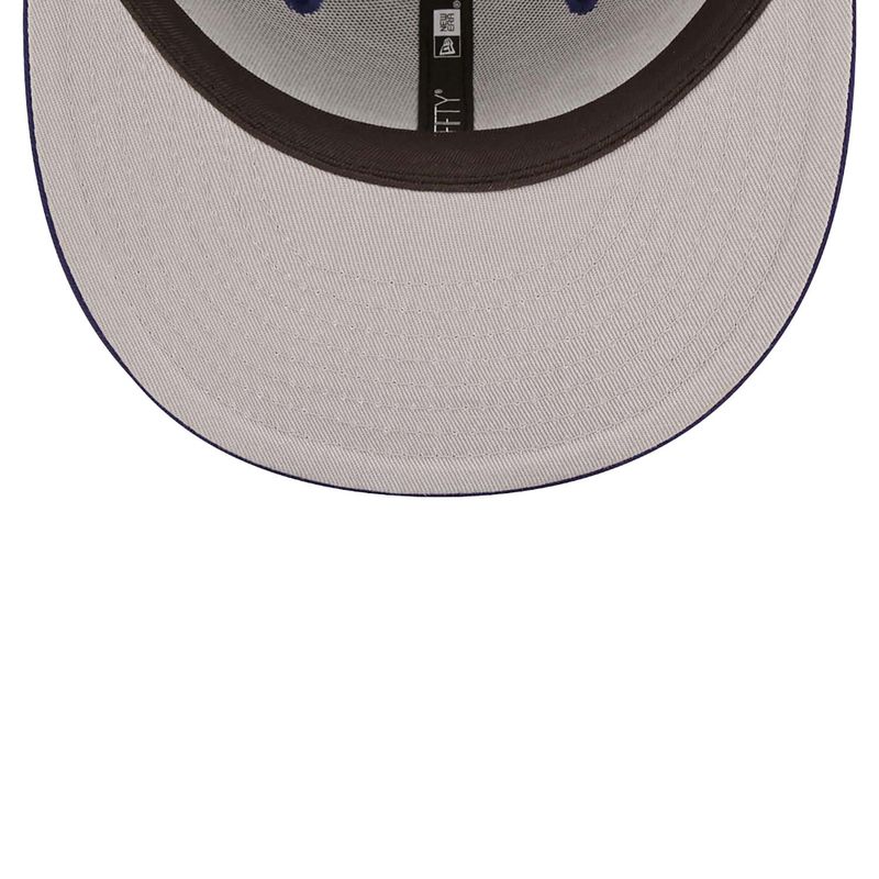 LA Dodgers Flower Wordmark Blue 9FIFTY Snapback Cap