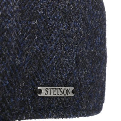 Baseball Cap Wool Herringbone Dark Navy - Stetson