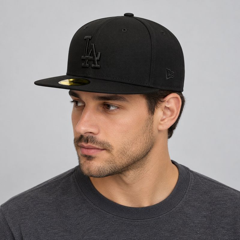 New Era 59FIFTY Los Angeles Dodgers League Essential Black