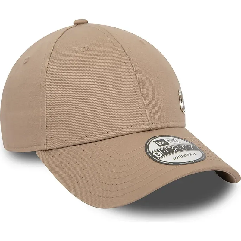 New Era 9FORTY New York Yankees Flawless Metal Beige