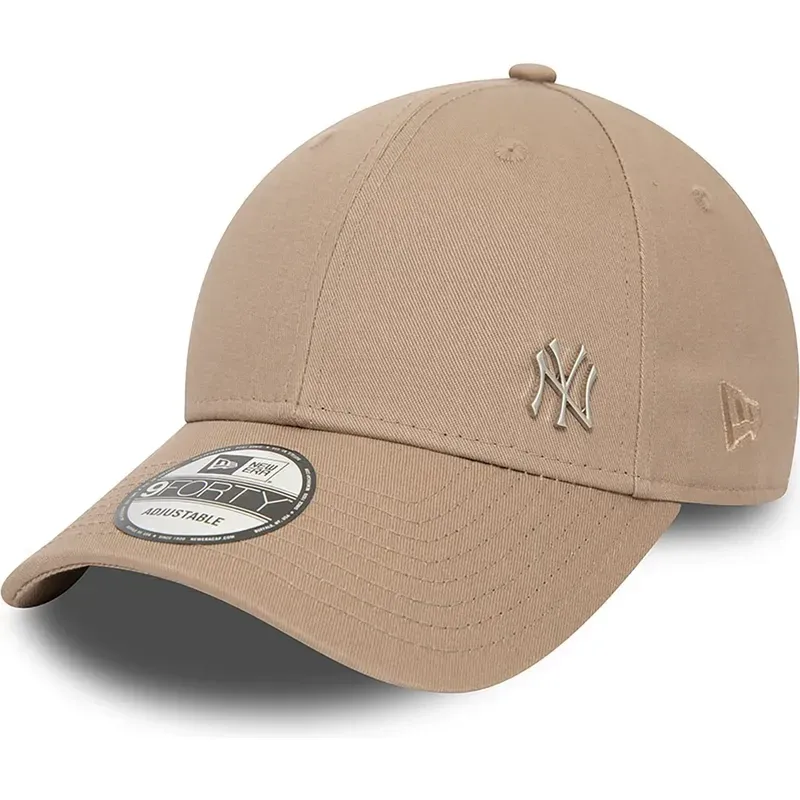 New Era 9FORTY New York Yankees Flawless Metal Beige